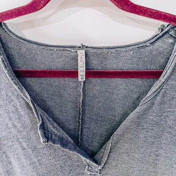 V Neck T Shirt Dress - Picture 2 of 3